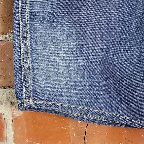 Christian Audigier Kids Chambray Button-up Short Sleeve Graphic Shirt 12 - Picture 8 of 13